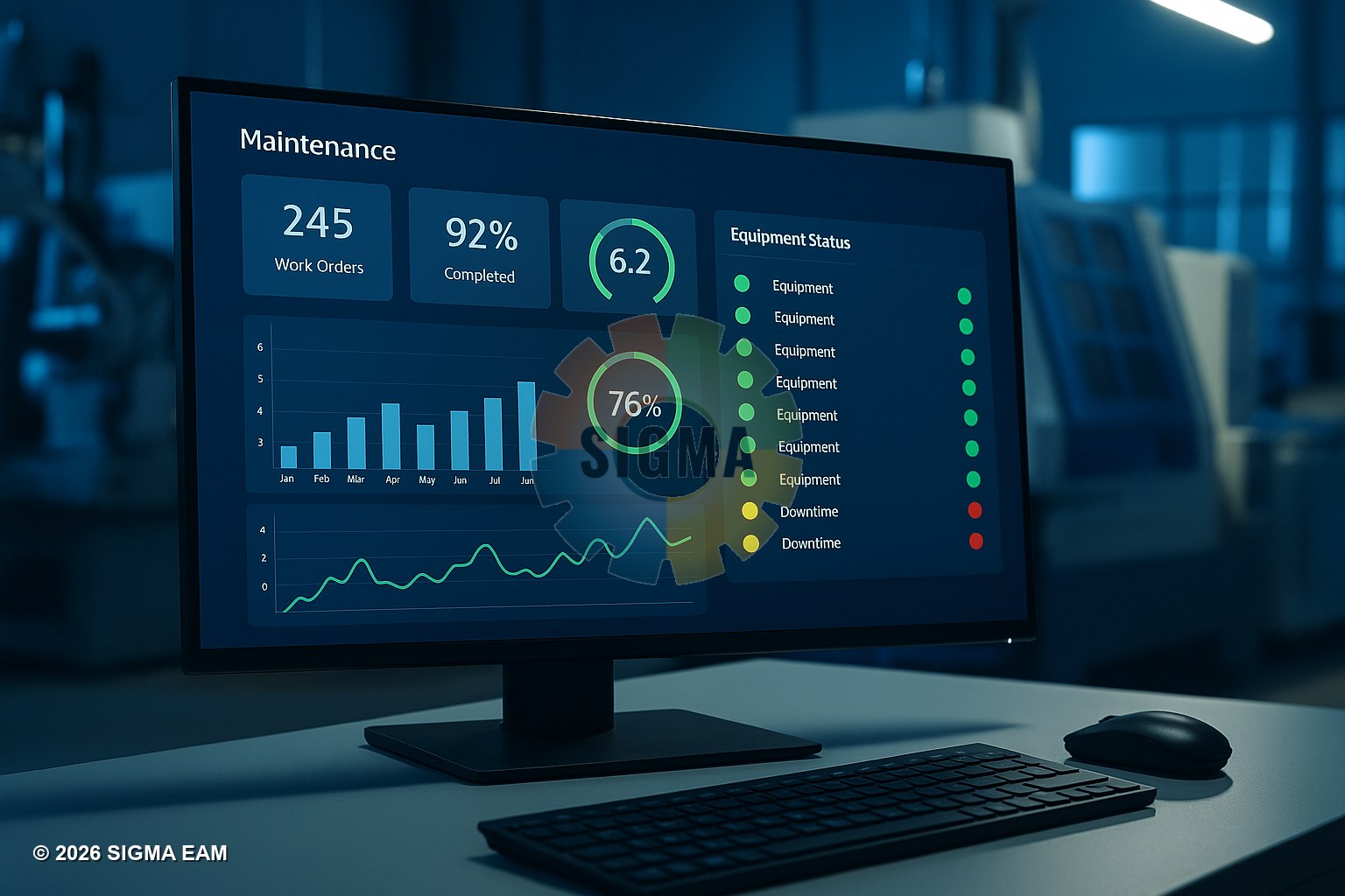 Dashboard e BI do SIGMA